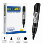 Маркер Buromax 2-4мм водостойкий черный BM.8703-01