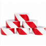 Клейка стрічка сигнальна червоно-біла 48мм*30м