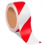 Клейка стрічка сигнальна червоно-біла 48мм*30м